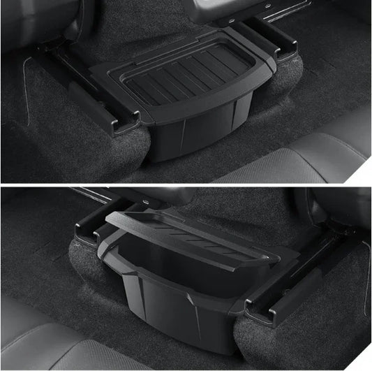 For 2025 Tesla Model Y Juniper Rear Floor Bin Storage Box Durable